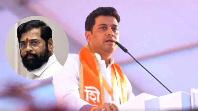 Shinde: हजारो शिवसैनिकांसमोर श्रीकांत शिंदेचा कंठ दाटला, CM शिंदेही झाले भावूक; नेमकं घडलं काय? cm eknath shinde shrikant shinde