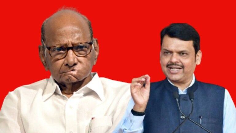 Devendra Fadnavis : '40 वर्षानंतर शरद पवार रायगडावर, हे तर अजितदादांचं...', देवेंद्र फडणवीसांनी डिवचलं devendra fadnavis criticize sharad pawar on turha symbole raigad fort election commision of india maharashtra politics