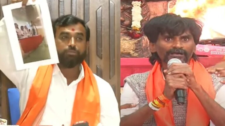Manoj Jarange : 'जरांगेंमागे शरद पवार, टोपेंचा हात, पोलिसांवर दगडफेकही...', पाटलांवर खळबळजनक आरोप   baburao walekar big allegation on manoj jarange patil maratha reservation sharad pawar rajesh top antwarwali sarati