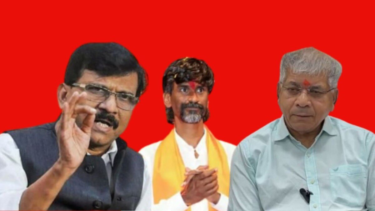 maha vikas aghadi seat sharing meeting  sanjay raut share details press manoj jarange vanchit bahujan aghadi prakash ambedkar maharashtra politics  