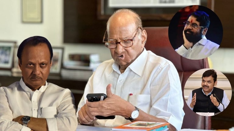 Baramati: शिंदे-फडणवीसांनी पवारांचं निमंत्रण नाकारलं, पण अजितदादा... शिंदे-फडणवीसांकडून पवारांच्या निमंत्रणाला नकार