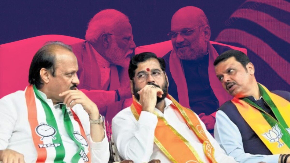 bjp candidate list of lok sabha elction there is no maharashtra candidate in first list vinod tawade eknath shinde devendra fadnavis ajit pawar 