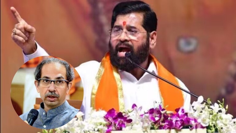 'क्षणाचाही विलंब न लावता ठाकरेंना 50 कोटी देऊन टाकले', शिंदेंनी तोफ डागली CM Eknath Shinde Uddhav Thackeray