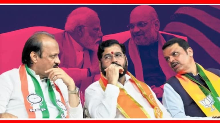 Mahayuti : भाजप 32 जागा, पवारांना 3, तर शिंदेंना फक्त...; शाहांनी काय सांगितलं? भाजपच्या नेतृत्वाखालील महायुतीमध्ये शिवसेनेला मोठा त्याग करावा लागणार आहे.