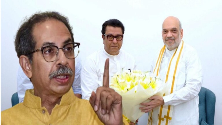 Uddhav Thackeray : राज ठाकरेंनी घेतली अमित शाहांची भेट; ठाकरे म्हणाले, "शेपूट हलवत..." उद्धव ठाकरेंनी राज ठाकरेंवर जोरदार हल्ला चढवला