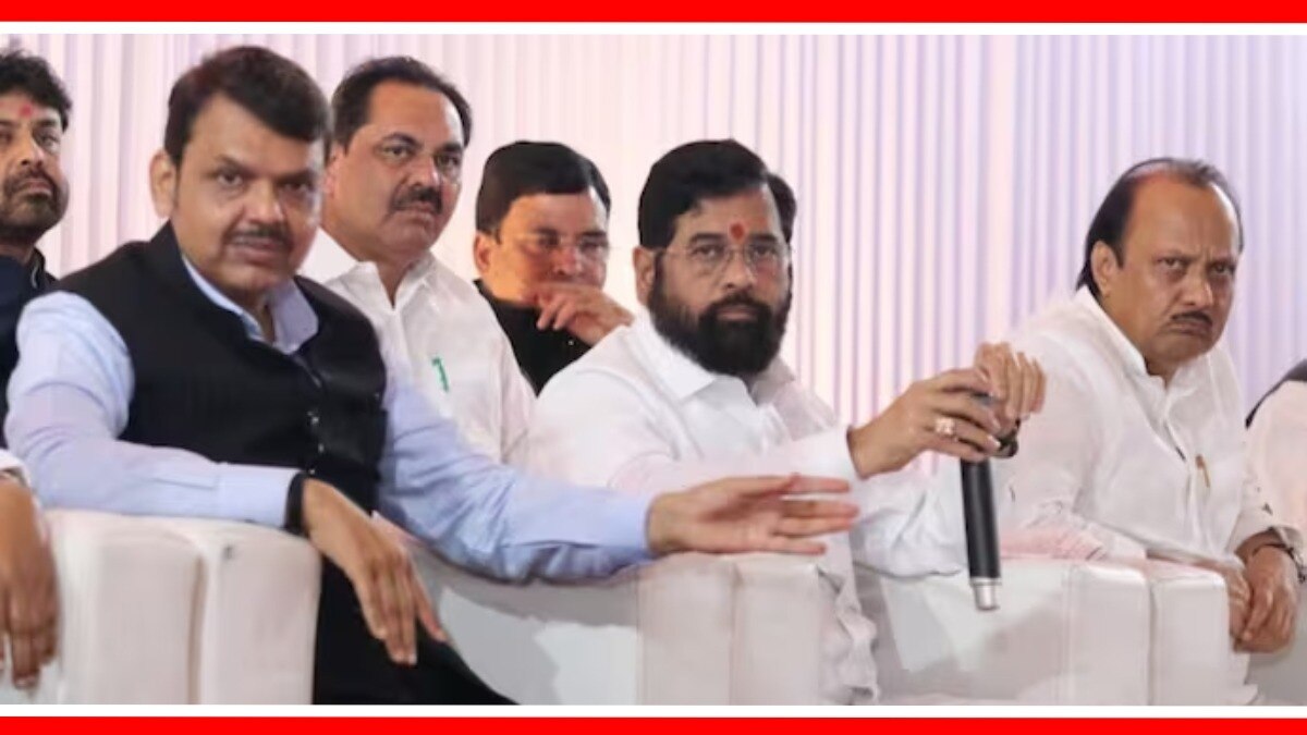 मुख्यमंत्री एकनाथ शिंदे, अजित पवार आणि देवेंद्र फडणवीस.