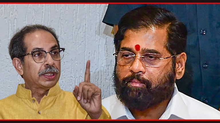 Shiv Sena UBT : "शिंदे-मिंधे गटाचे शेपूट अखेर भाजपच्या अजगराने गिळले" उद्धव ठाकरे आणि एकनाथ शिंदे