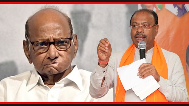 Lok Sabha 2024 : "शपथेला नाही, खंजिराला महत्त्व", शरद पवारांचा बावनकुळेंनी काढला इतिहास शरद पवार आणि चंद्रशेखर बावनकुळे.