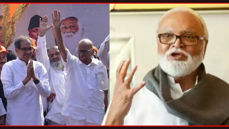 Chhagan Bhujbal : 'उद्धव ठाकरे, शरद पवारांबद्दल महाराष्ट्रात सहानुभूतीची लाट', भुजबळांचे मोठे विधान उद्धव ठाकरे, शरद पवार आणि छगन भुजबळ.