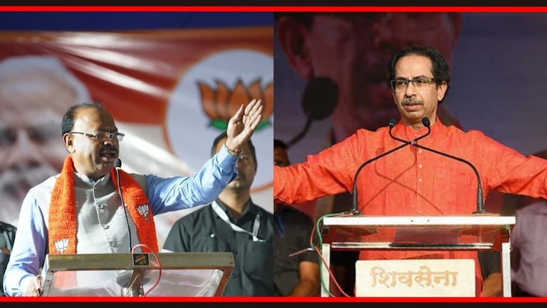 Lok Sabha Election 2024 : "तुम्ही कितीही थापा मारल्या तरी...", भाजपचा ठाकरेंवर पलटवार उद्धव ठाकरे आणि चंद्रशेखर बावनकुळे.