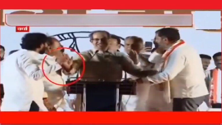 Fact Check : ठाकरेंना काँग्रेस कार्यकर्त्यांनी सभेत बोलूच दिलं नाही? व्हायरल व्हिडिओमागचं सत्य काय? वर्ध्यातील सभेत ठाकरेंना 5 मिनिटे देखील भाषण करू दिले नसल्याचा दावा व्हिड़िओमध्ये करण्यात आला आहे