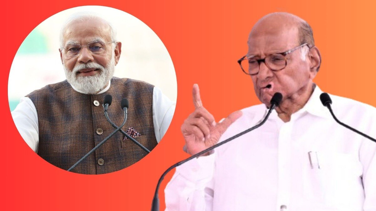 Sharad Pawar: 'मोदींची कौटुंबिक पार्श्वभूमी अतिशय चिंताजनक', पवारांचा PM मोदींना टोमणा  शरद पवारांचा PM मोदींना टोमणा