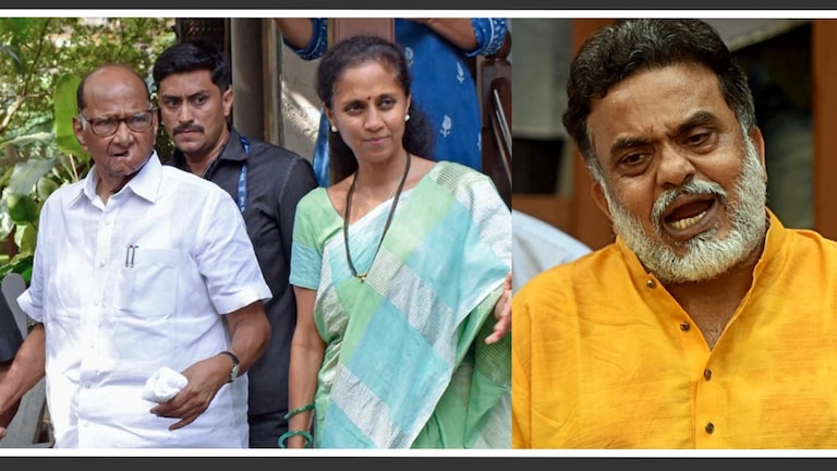 NCP : काँग्रेस-राष्ट्रवादीच्या विलिनीकरणात सुप्रिया सुळेंमुळे पेच -शिंदेंच्या नेत्याचं विधान शरद पवार, सुप्रिया सुळे आणि संजय निरुपम