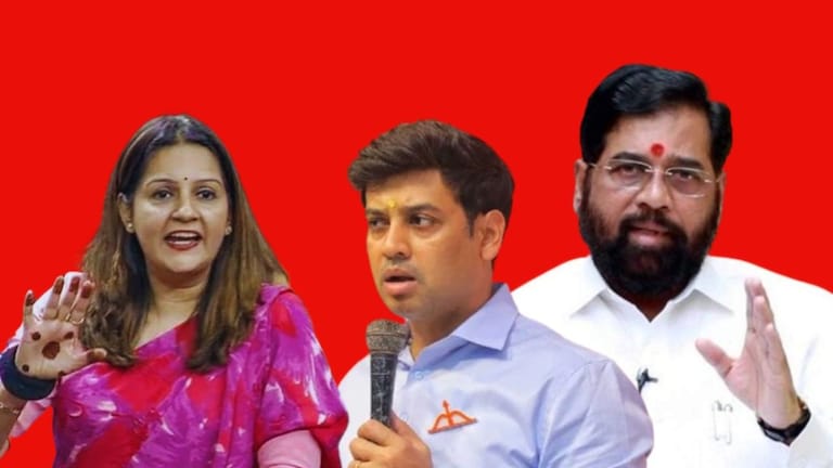 Priyanka Chaturvedi : 'श्रीकांतच्या कपाळावर लिहलंय, माझा बाप गद्दार...'; चतुर्वेदींच्या टीकेने पेटला वाद श्रीकांत शिंदेंच्या कपाळावर लिहलंय, मेरा बाप गद्दार है,