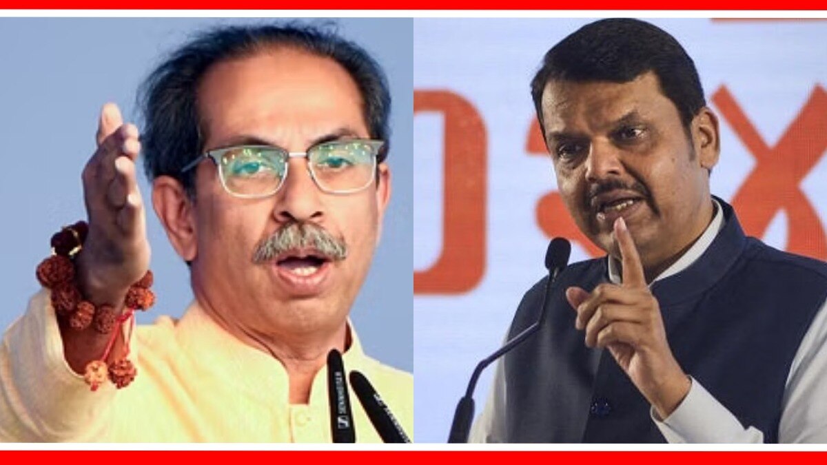 उद्धव ठाकरे आणि देवेंद्र फडणवीस.