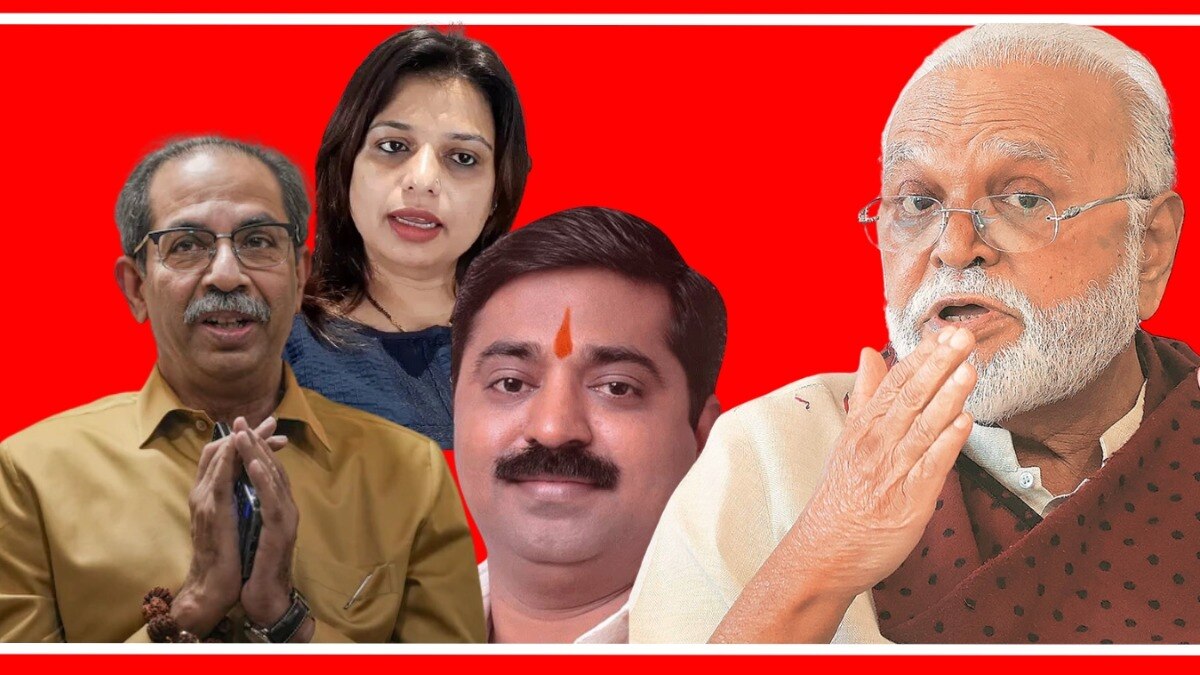 उद्धव ठाकरे, शितल म्हात्रे, राम कदम, छगन भुजबळ.