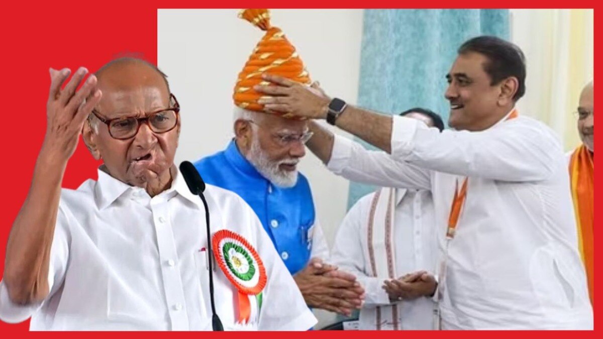 Sharad Pawar : "लाचारी करावी, पण...", पवारांनी पटेलांचे टोचले कान 'जिरेटोप आणि महाराष्ट्राचा इतिहास आहे.