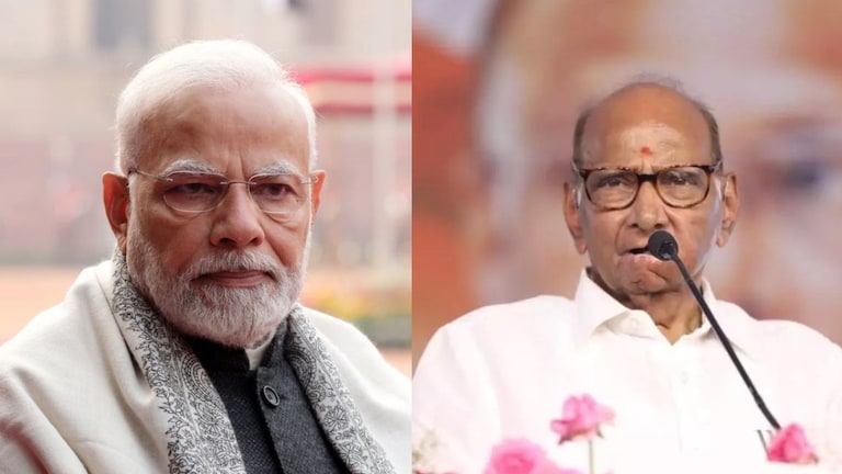 Sharad Pawar : 'मोदी देशाचे प्रमुख आहेत पण...', पवारांनी वर्मावरच ठेवलं बोट पंतप्रधान मोदी शेतकऱ्यांसाठी काहीच करत नाही.
