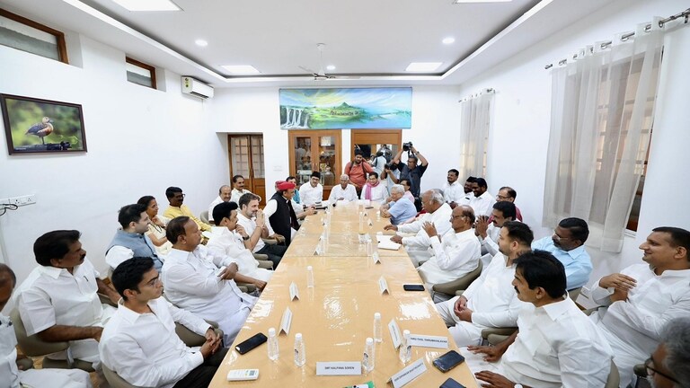 Lok Sabha : सत्ता स्थापण करणार की विरोधात? INDIAच्या बैठकीनंतर खरगेंनी काय सांगितलं?  आम्ही खूप चांगले आणि एकत्र लढलो.