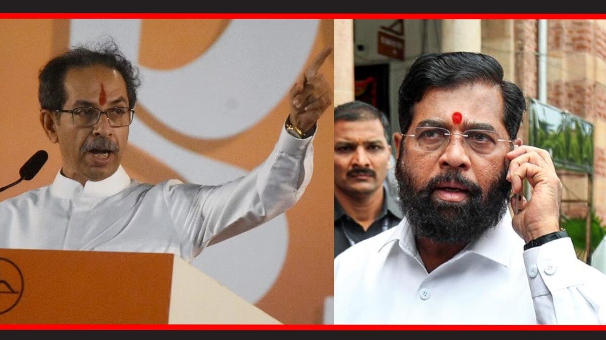 उद्धव ठाकरे आणि एकनाथ शिंदे