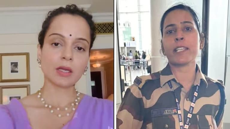 Kangana Ranaut: कंगनाच्या कानशिलात लगावणाऱ्या कुलविंदर कौरवर मोठी कारवाई कंगनाच्या कानशिलात लगावणाऱ्या कुलविंदर कौरवर मोठी कारवाई