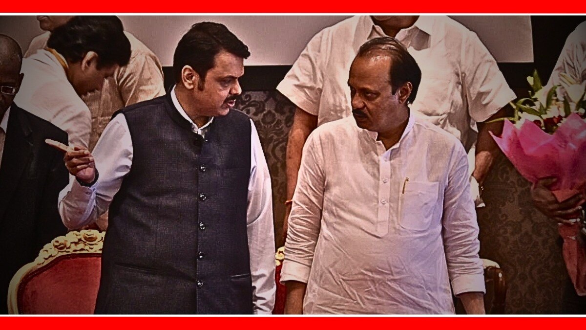 अजित पवार आणि देवेंद्र फडणवीस. 