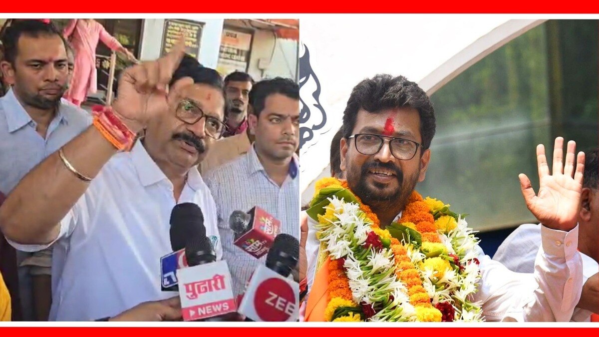 मुंबई उत्तर पश्चिम लोकसभेचे खासदार रवींद्र वायकर आणि शिवसेनेचे (उद्धव बाळासाहेब ठाकरे) पराभूत उमेदवार अमोल कीर्तिकर.