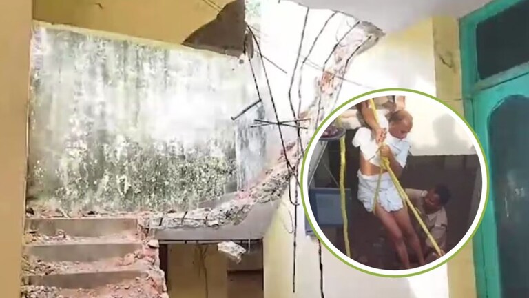 Viral News : मालकाने शिड्याच तोडल्या भाडेकरूला दोराला बांधून खाली उतरवलं! वेणुगोपाल यांना लकवा आला होता. त्यामुळे त्यांना चालता-फिरता येत नव्हते.