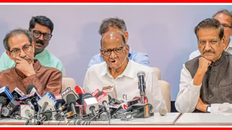MVA : मविआचा जागावाटपासाठी 'हा' फॉर्म्युला?; ठाकरे-पवारांच्या पक्षाला किती जागा? महाविकास आघाडीने विधानसभा निवडणुकीसाठी जागावाटप निश्चित करण्यावर लक्ष्य केंद्रीत केले आहे.