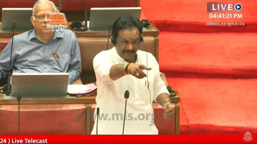 अंबादास दानवेंची भाजप आमदार प्रसाद लाडांना भर सभागृहात शिवीगाळ