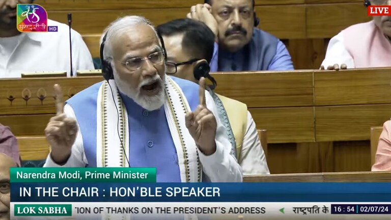 PM Modi Lok Sabha Speech Live: विरोधकांनी केलं PM मोदींना हैराण, सलग तासभर घोषणाबाजी का होती सुरू? Narendra Modi salary Narendra Modi age Narendra Modi App Narendra Modi awards Narendra Modi Twitter Narendra Modi ka WhatsApp number Narendra Modi HD images Narendra Modi birthday
