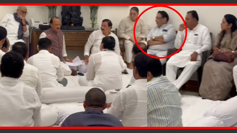 Nawab Malik : मलिकांमुळे महायुती कात्रीत, आता भाजप काय करणार? अजित पवारांच्या बैठकीत उपस्थित असलेले आमदार नवाब मलिक.