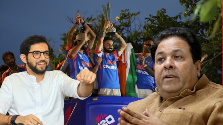 Rajeev Shukla : 'गुजरातला नको, वर्ल्ड कप फायनलचं यजमानपद मुंबईलाच द्या', आदित्य ठाकरेंच्या मागणीला BCCIने काय दिलं उत्तर? मुंबईकडून वर्ल्ड कप फायनलच यजमानपद हिरावू नये.