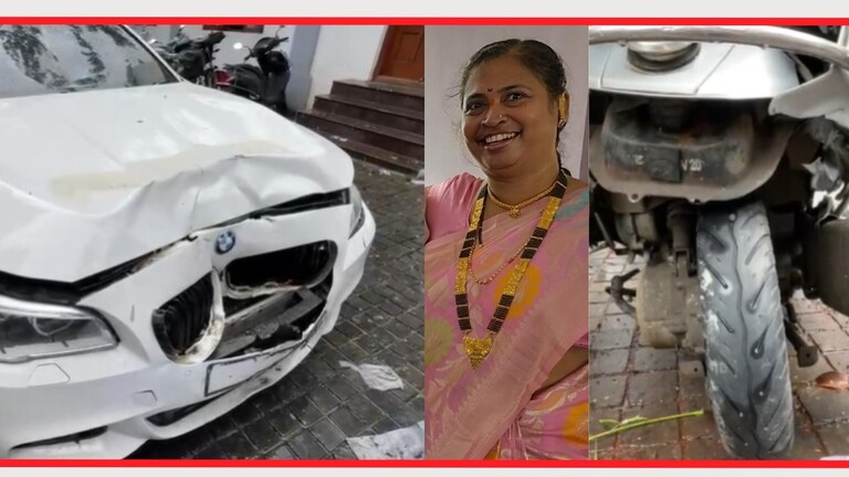 Worli Accident : साडी अडकली तरी थांबला नाही; शिवसेना नेत्याचा मुलगा नंतर... मुंबईतील वरळीमध्ये शिवसेना नेत्याच्या बीएमडब्ल्यू कारने दुचाकीला धडक दिली. यात महिलेचा मृत्यू झाला.
