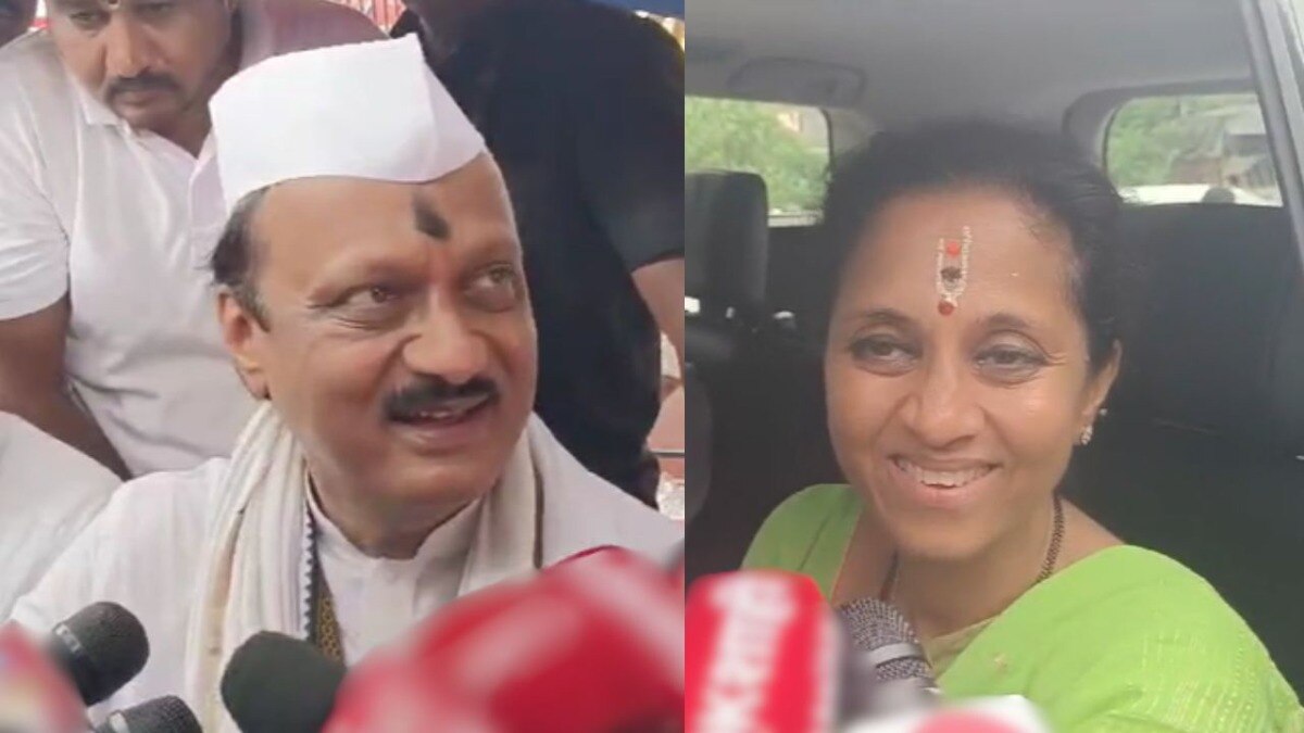 अजित पवार (Ajit Pawar) यांच्या काटेवाडीतल्या निवासस्थानी आज सुप्रिया सुळे दाखल झाल्या होत्या.