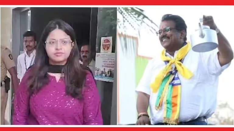 Pooja Khedkar Father : दोन वेळा निलंबन अन् लाखोंची...; पूजा खेडकरांच्या वडिलांचे 'कारनामे' पूजा खेडकर यांचे वडील दिलीप खेडकर यांच्याविरोधात अनेक लाच मागितल्याच्या तक्रारी आहेत.