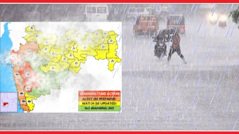 Maharashtra weather updates : मुंबई-पुणेकरांनो, काळजी घ्या! 'या' जिल्ह्यांना रेड अलर्ट हवामान विभागाने महाराष्ट्रातील काही जिल्ह्यांमध्ये अतिमुसळधार पावसाचा इशारा दिला आहे.