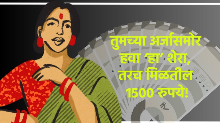 Mazi Ladki Bahin Yojana: 1500 रुपयांसाठी तुमच्या अर्जासमोर नेमकं काय असायला हवं? 1500 रुपयांसाठी तुमच्या अर्जासमोर नेमकं काय असायला हवं?