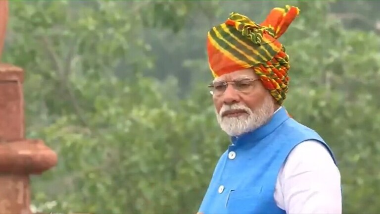 PM Modi Speech : पंतप्रधान नरेंद्र मोदींचा मोठा निर्धार, लाल किल्ल्यावर घोषणांचा पाऊस, म्हणाले; "२०३६ चं ऑलिम्पिक..." PM Narendra Modi