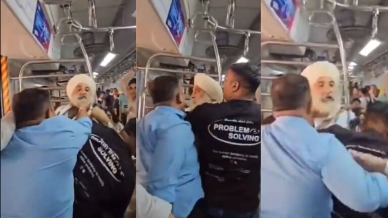 Mumbai Local Video : टीसीचा शर्ट फाडला, बुक्के मारले... मुंबई लोकलमध्ये तुफान राडा! मुंबईच्या एसी लोकलमध्ये एका टीसीला तीन प्रवाशांनी बेदम चोप दिल्याची घटना घडली आहे.