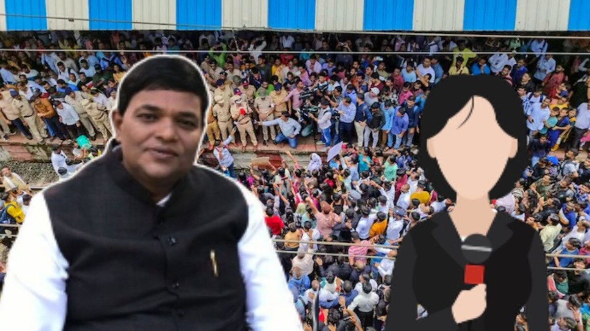  महिला पत्रकारासोबत शिंदेंच्या नेत्याची अर्वाच्च भाषा