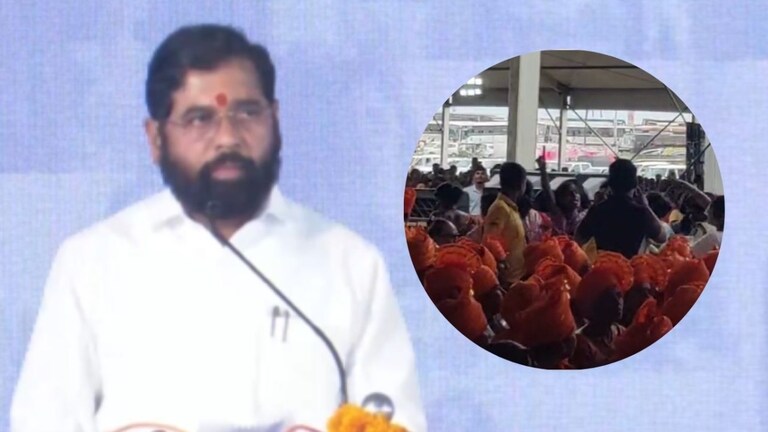 Yavatmal News : शिंदेंच्या भाषणा दरम्यान 'लाडक्या बहिणीं'नी घातला गोंधळ, नेमकं काय घडलं? लाडकी बहीण योजनेच्या कार्यक्रमात महिलांचा गोंधळ