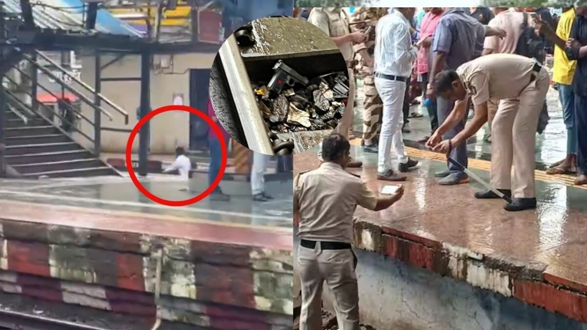 बदलापूर रेल्वे स्थानकात बेछूट गोळीबार