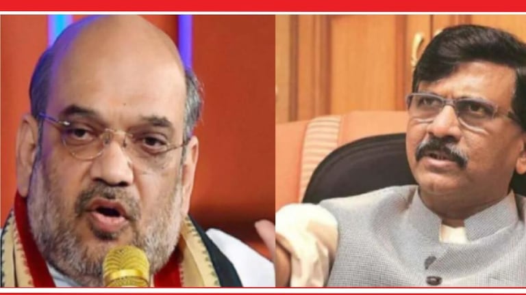 Sanjay Raut: "लालबागचा राजा गुजरातला नेण्याचा...", अमित शहांच्या मुंबई दौऱ्यावरून राऊत कडाडले Sanjay Raut On Amit Shah