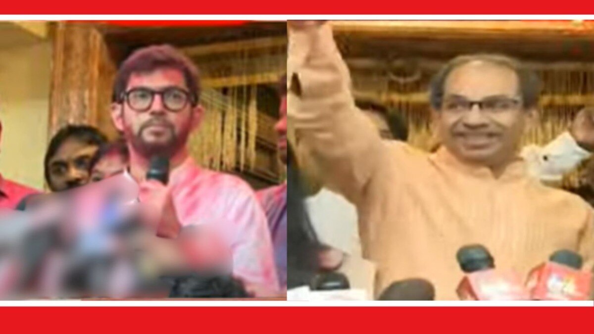 ठाकरेंच्या युवा शिवसैनिकांनी मातोश्रीवर विजयाचा जल्लोष केला आहे.