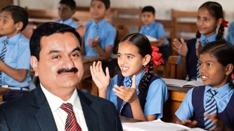महाराष्ट्रातील शाळा अदानींच्या ताब्यात, शिक्षण विभागाच्या निर्णयानंतर विरोधक पेटले महाराष्ट्रातील 'ही' शाळा गुजरातमधील अदानी फाऊंडेशनकडे