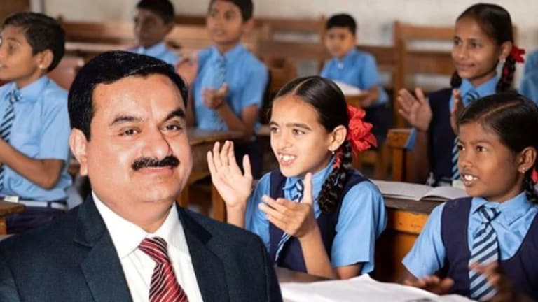 महाराष्ट्रातील शाळा अदानींच्या ताब्यात, शिक्षण विभागाच्या निर्णयानंतर विरोधक पेटले महाराष्ट्रातील 'ही' शाळा गुजरातमधील अदानी फाऊंडेशनकडे