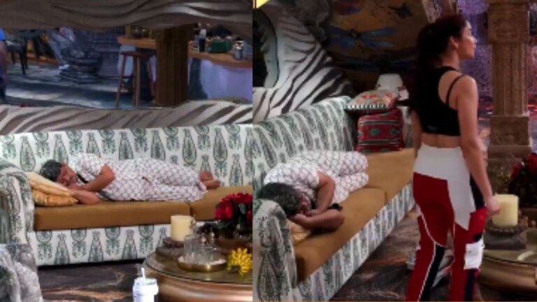 Gunaratna Sadavarte : पहिल्याच दिवशी Bigg Boss च्या घरात सदावर्ते ढाराढूर झोपले, कोंबडा आरवला तरी...Video व्हायरल! Bigg Bossच्या घरात डाराडूर झोपले सदावर्ते