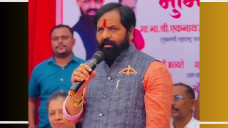 Bharat Gogawle: 'चु%&# बनवणारी बहीण पाहिजे?', भरत गोगावलेंचं महिलेबाबत आक्षेपार्ह विधान भरत गोगावलेंचं महिलेबाबत आक्षेपार्ह विधान