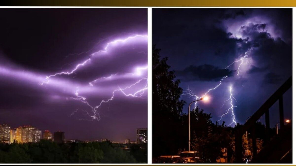 lightning Strike Video Viral